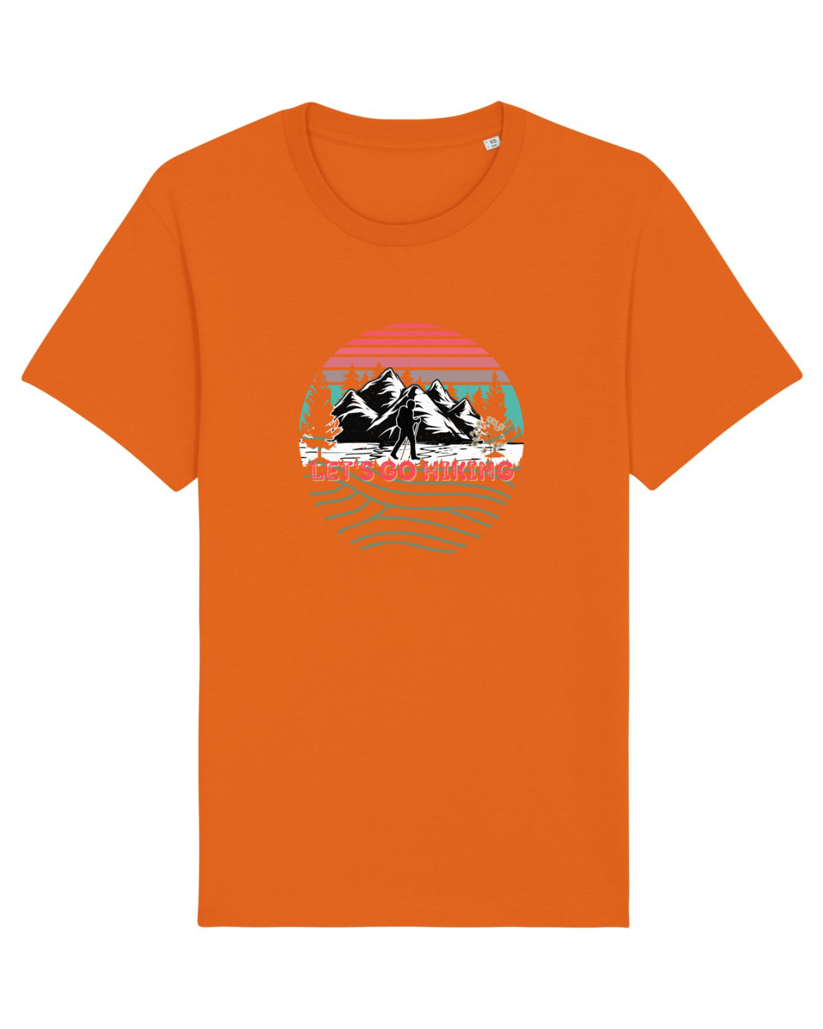Tricou mânecă scurtă Unisex Rocker Bright Orange