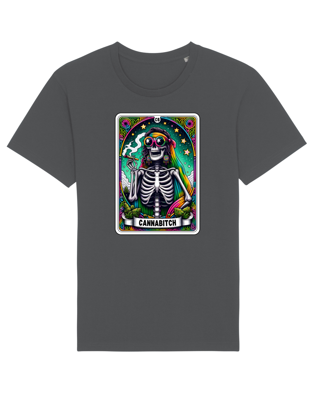 Tricou mânecă scurtă Unisex Rocker Anthracite
