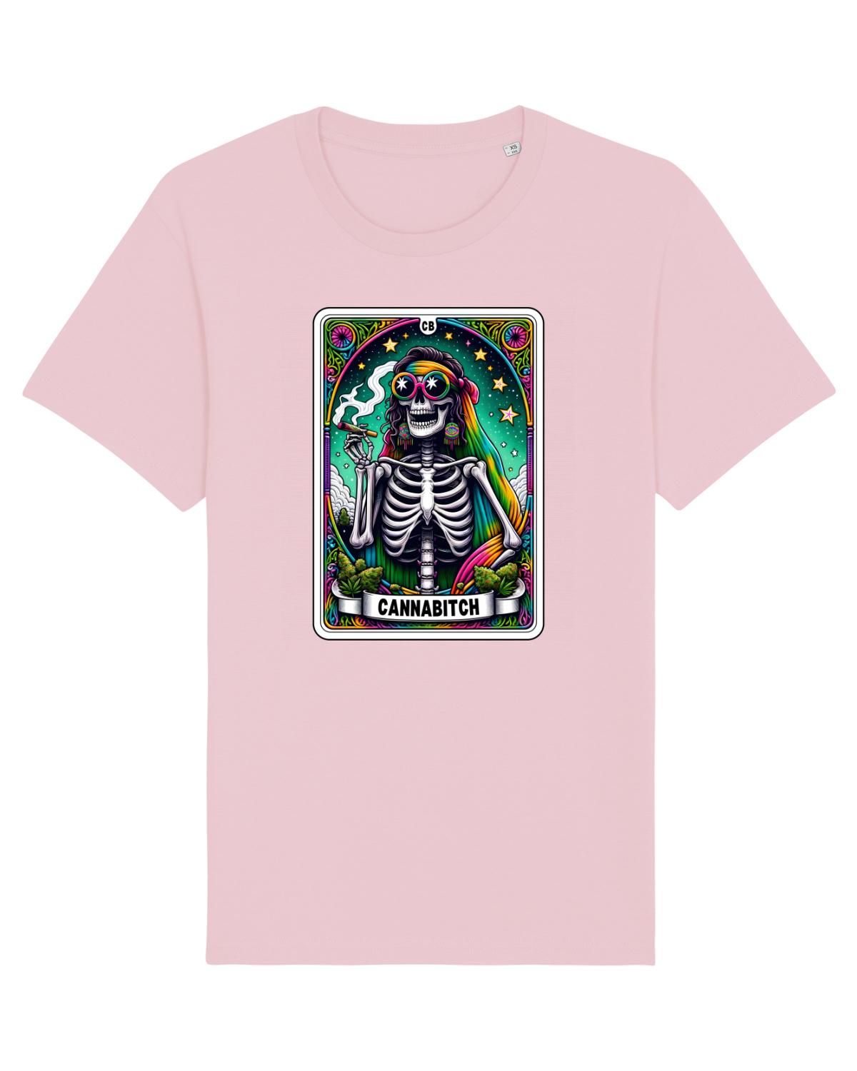Tricou mânecă scurtă Unisex Rocker Cotton Pink
