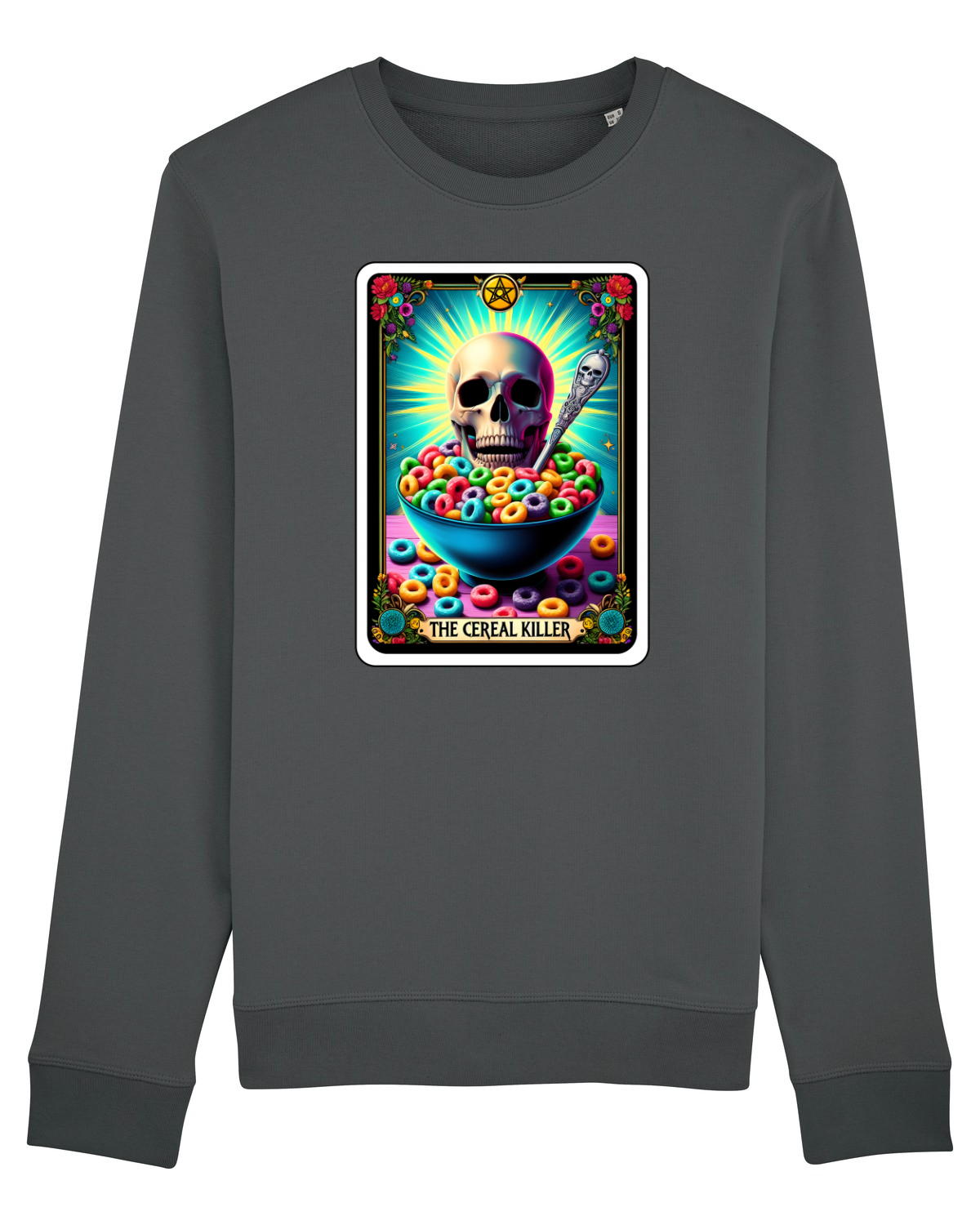 Bluză mânecă lungă Unisex Rise Anthracite