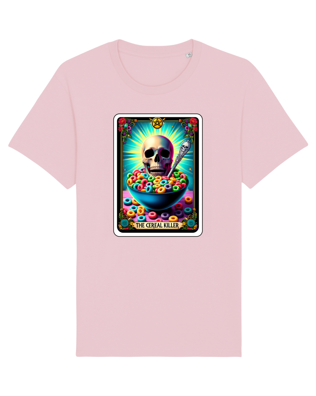 Tricou mânecă scurtă Unisex Rocker Cotton Pink