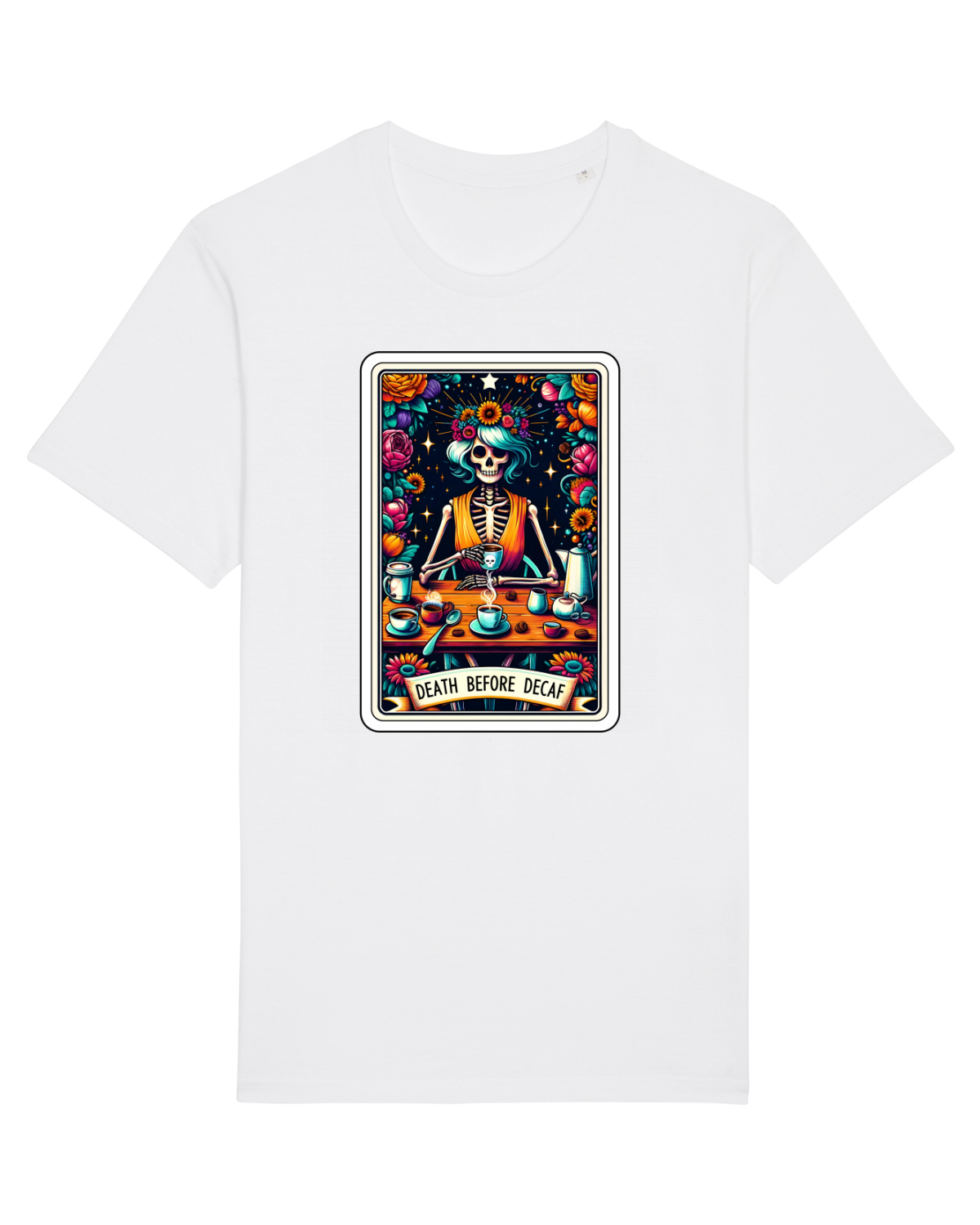 Tricou mânecă scurtă Unisex Rocker White