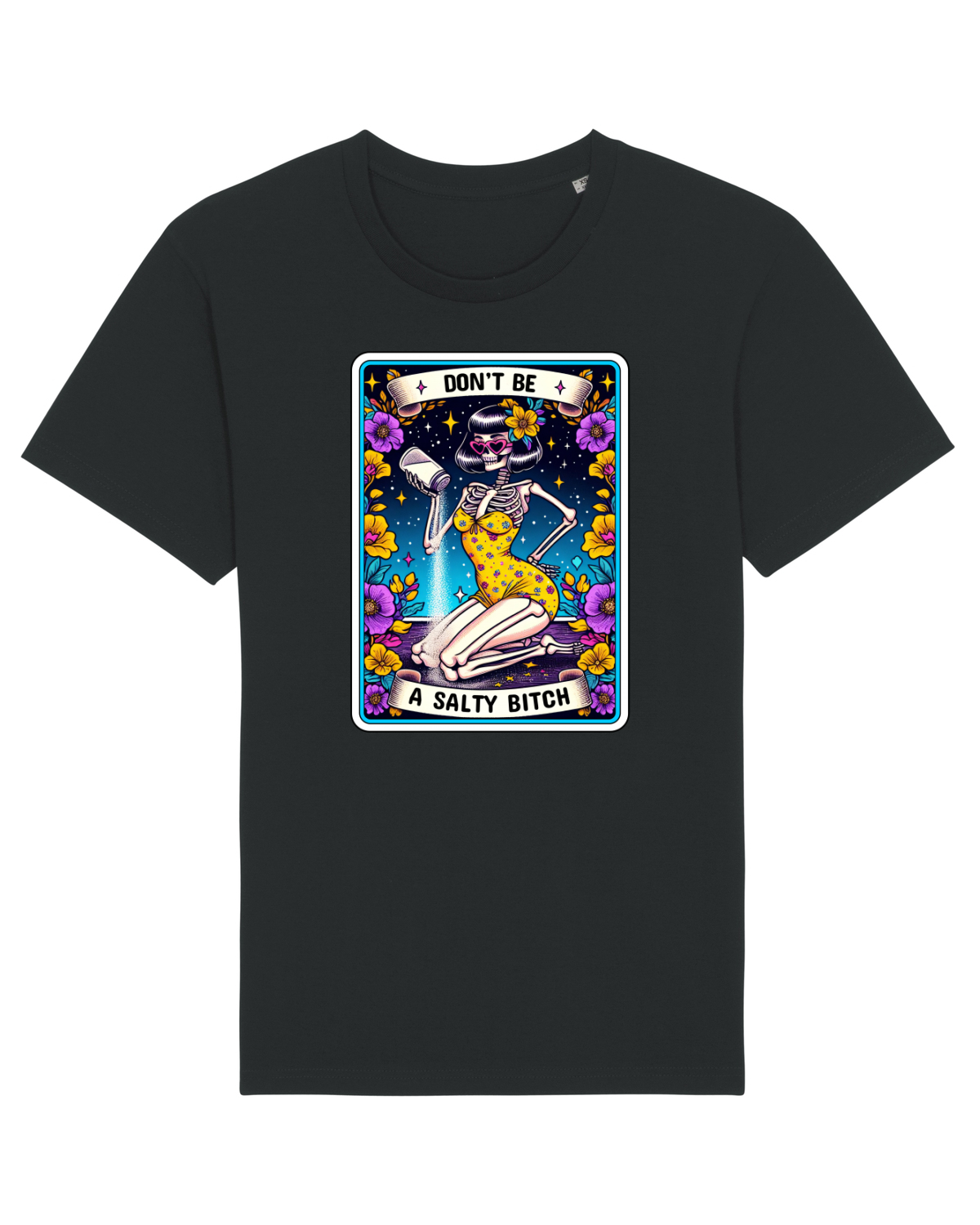 Tricou mânecă scurtă Unisex Rocker Black