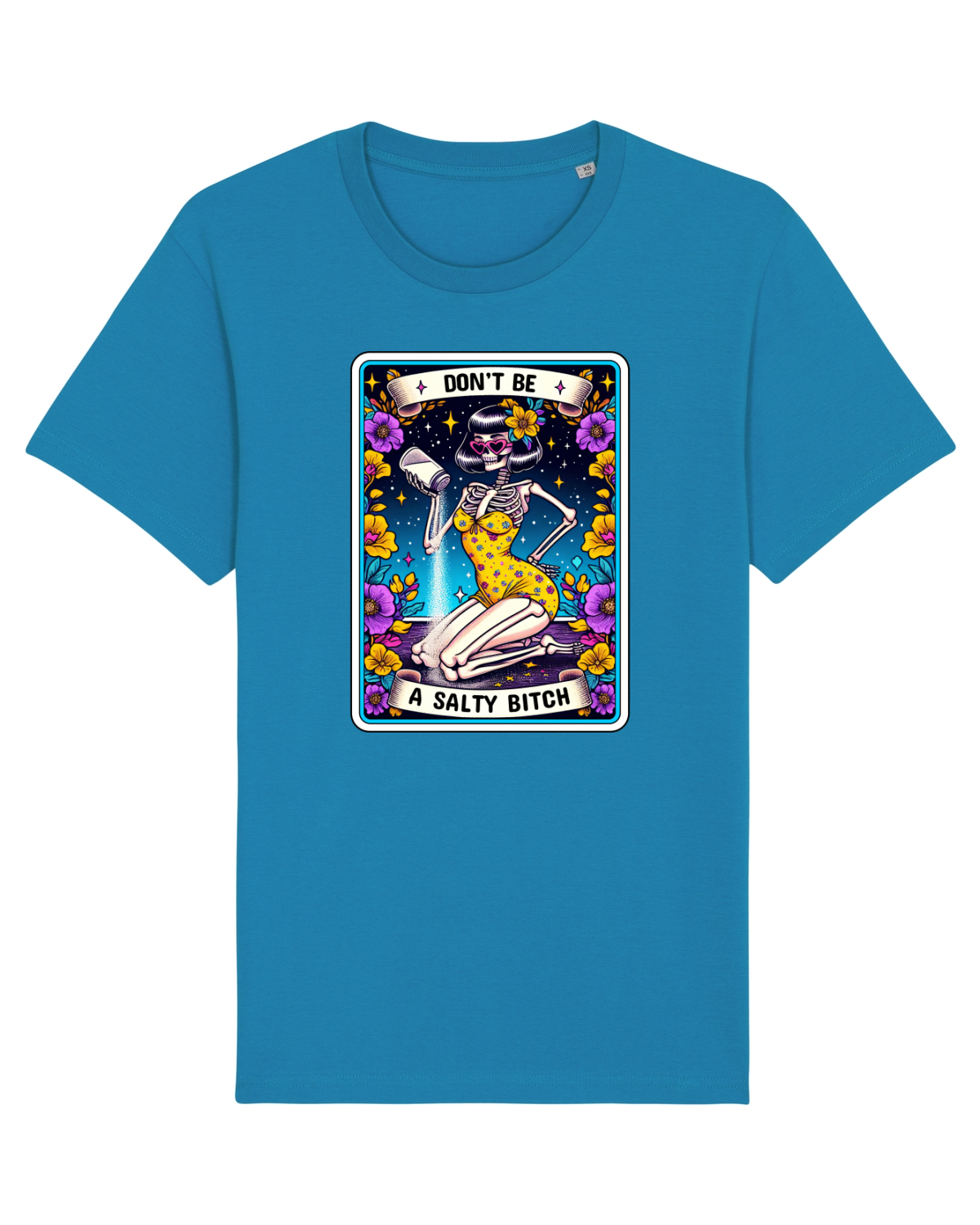 Tricou mânecă scurtă Unisex Rocker Azur