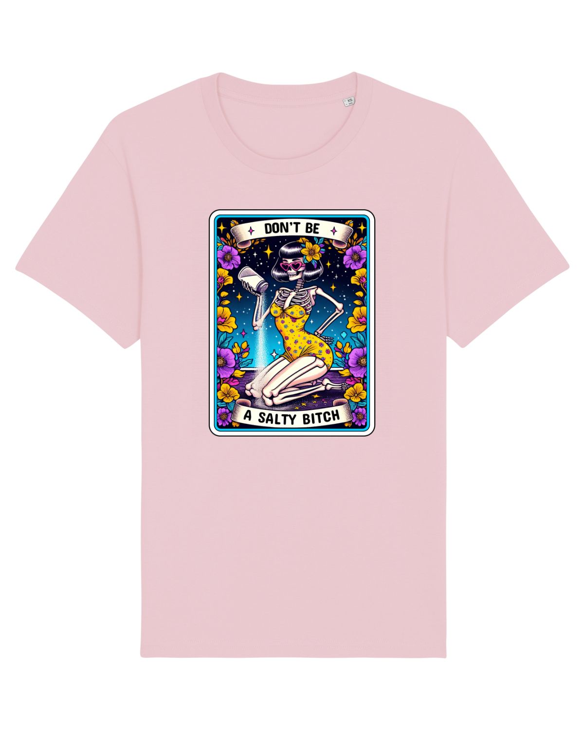 Tricou mânecă scurtă Unisex Rocker Cotton Pink