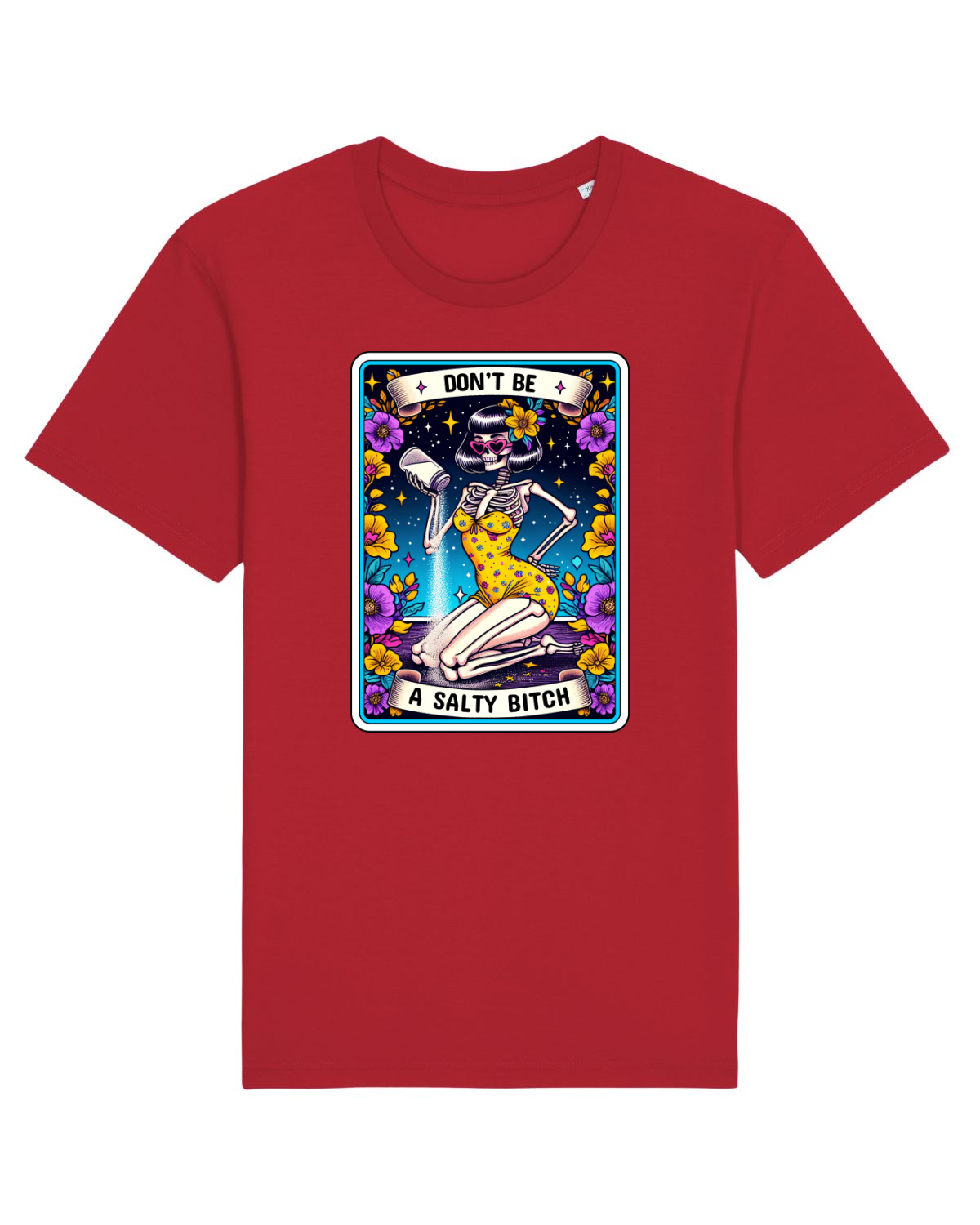 Tricou mânecă scurtă Unisex Rocker Red