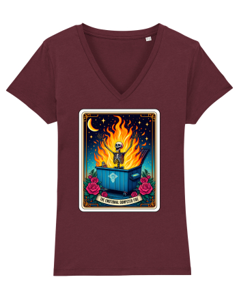 Emotional Dumpster Fire Burgundy