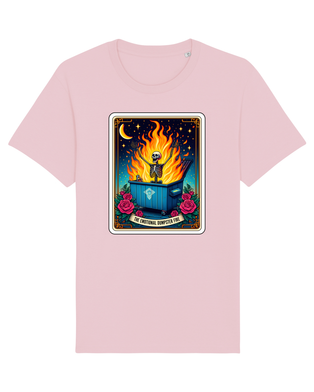Tricou mânecă scurtă Unisex Rocker Cotton Pink