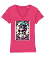 La Chingona Tricou mânecă scurtă guler V Damă Evoker