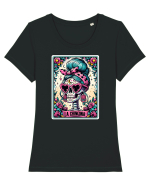 La Chingona Tricou mânecă scurtă guler larg fitted Damă Expresser