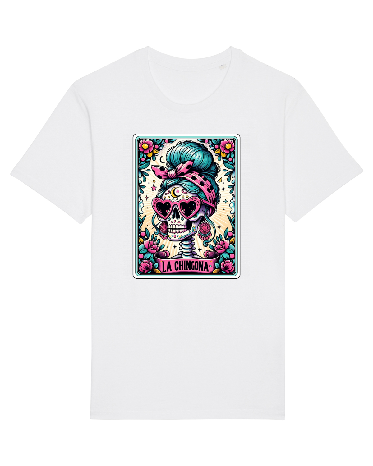 Tricou mânecă scurtă Unisex Rocker White