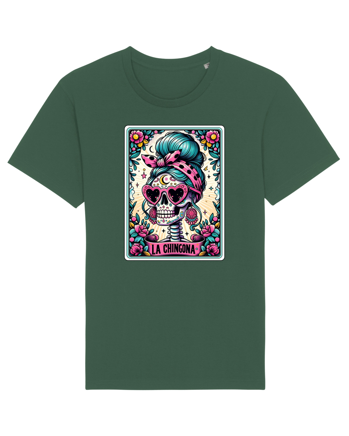 Tricou mânecă scurtă Unisex Rocker Bottle Green