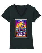 No Bones About It Life's A Party Tricou mânecă scurtă guler V Damă Evoker