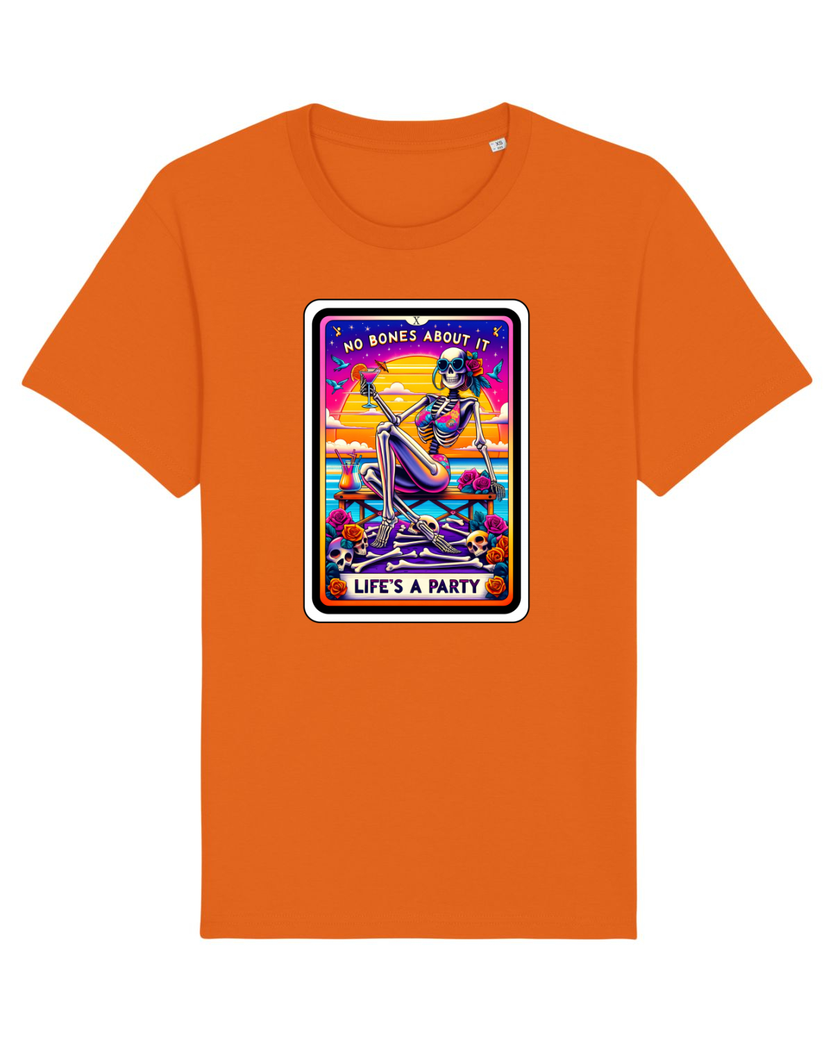Tricou mânecă scurtă Unisex Rocker Bright Orange
