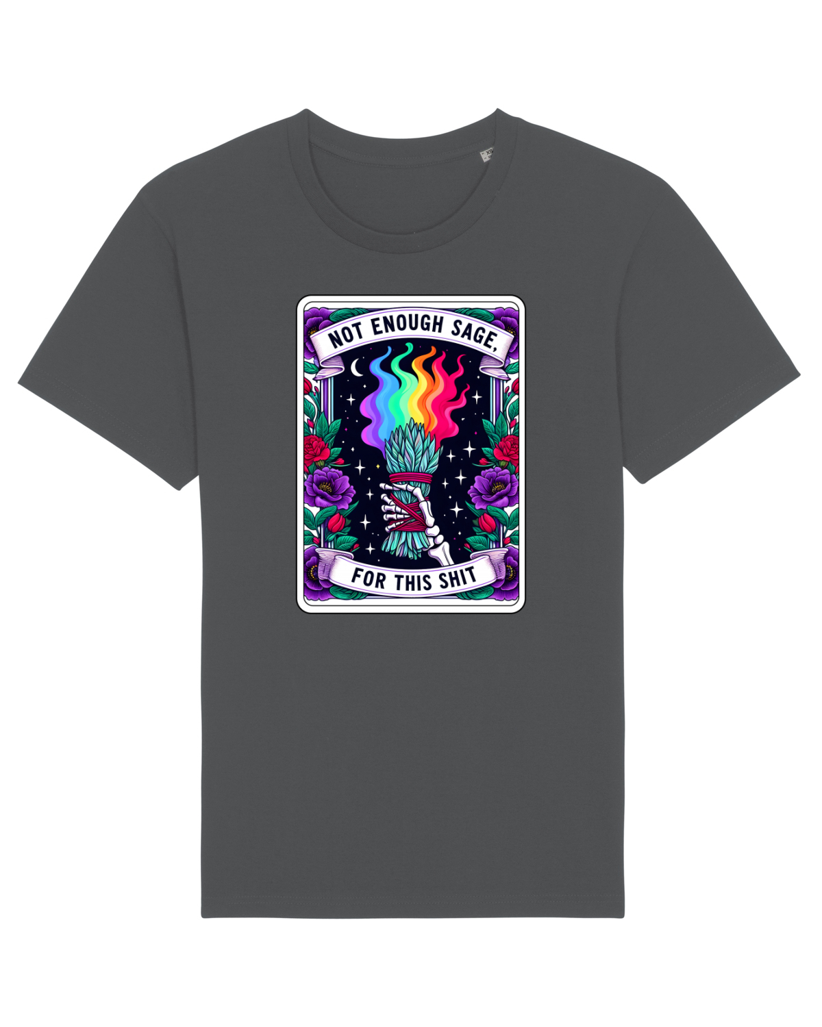 Tricou mânecă scurtă Unisex Rocker Anthracite