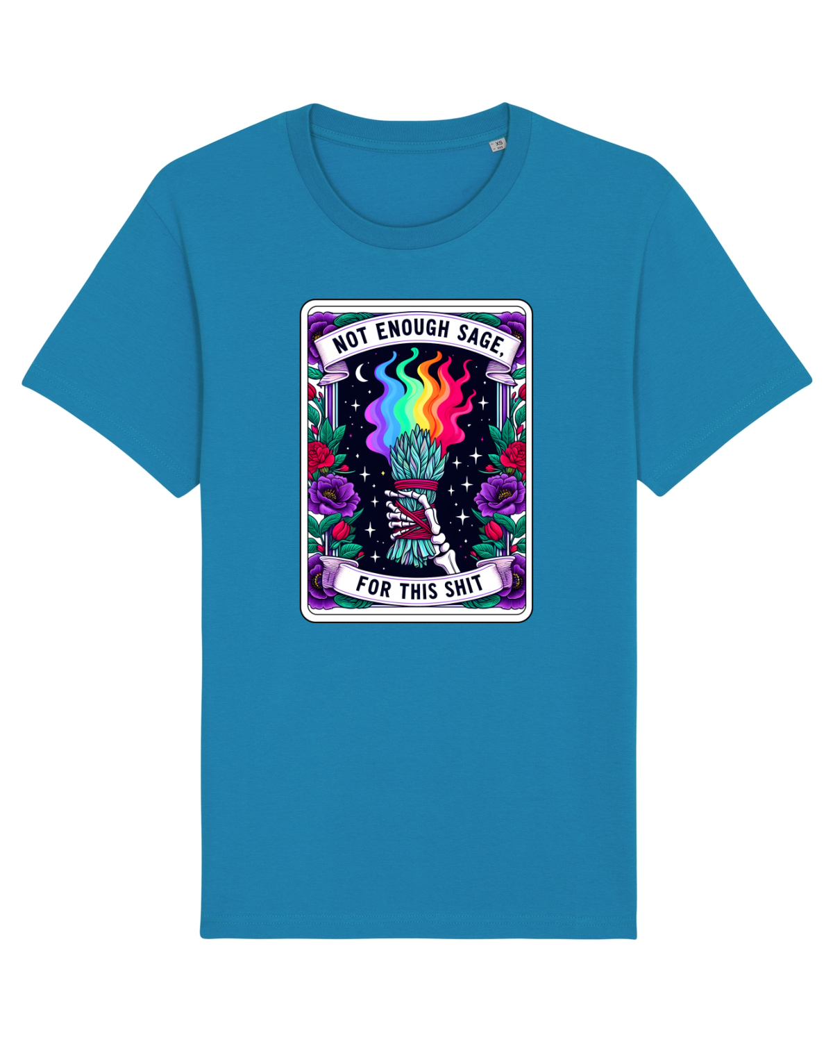 Tricou mânecă scurtă Unisex Rocker Azur