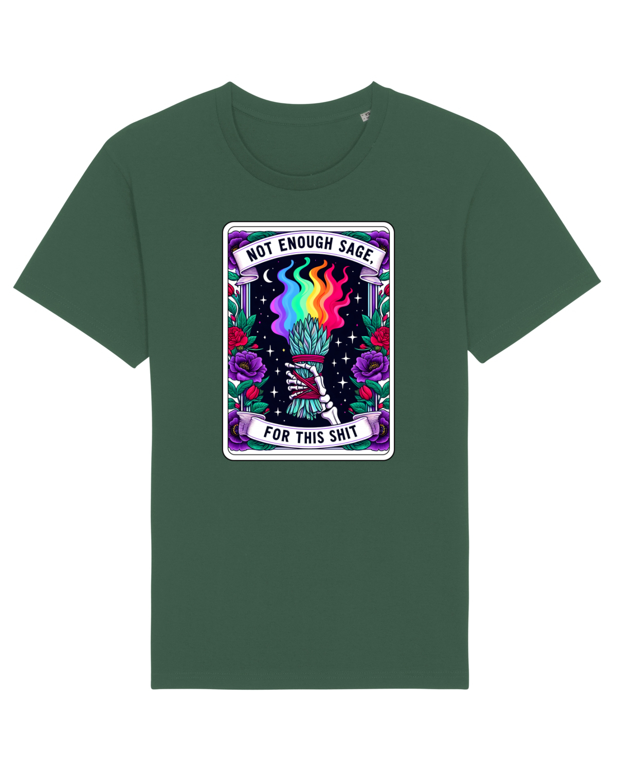 Tricou mânecă scurtă Unisex Rocker Bottle Green