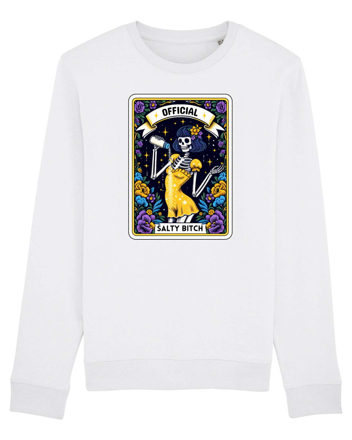 Bluză mânecă lungă Unisex Rise White