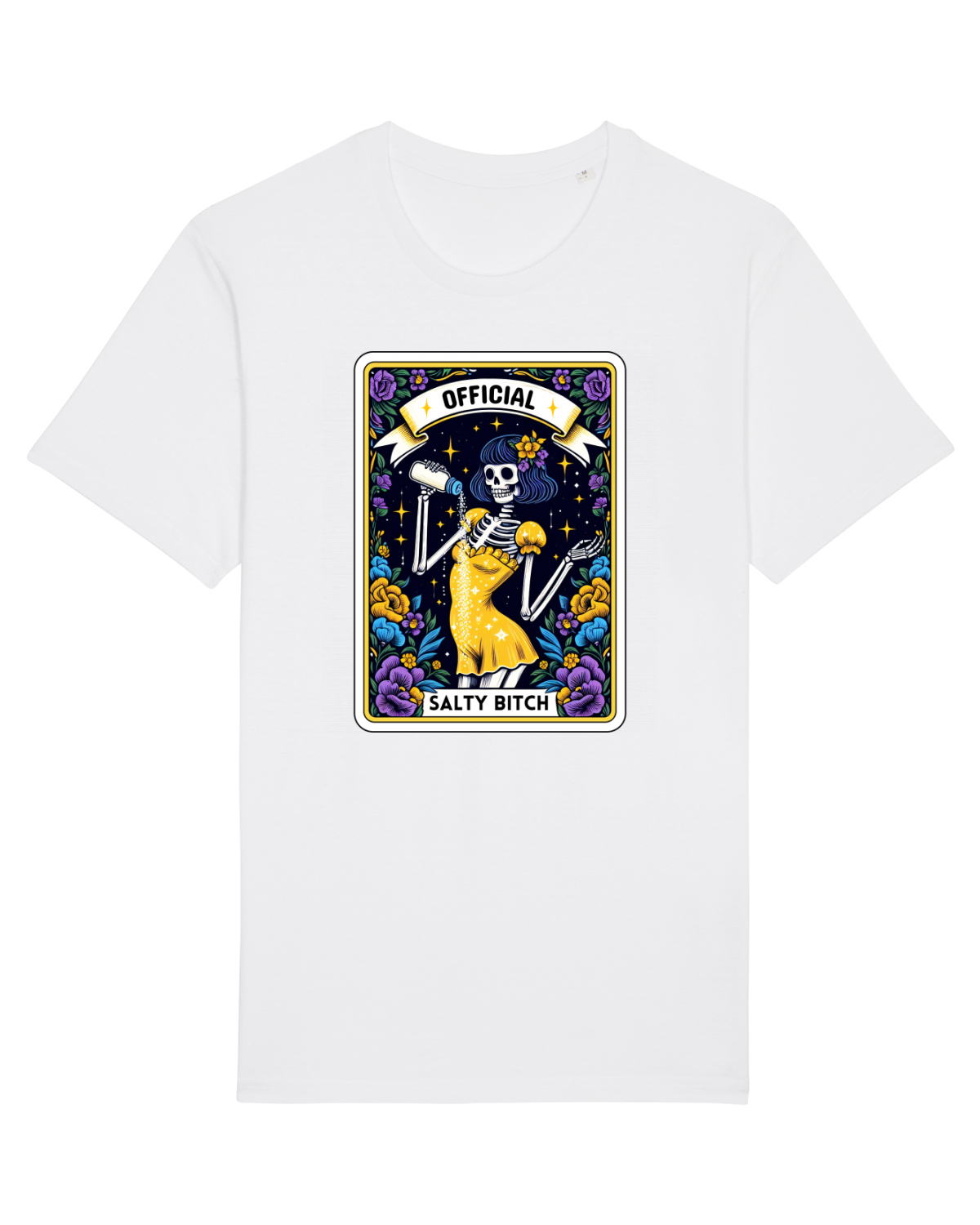 Tricou mânecă scurtă Unisex Rocker White