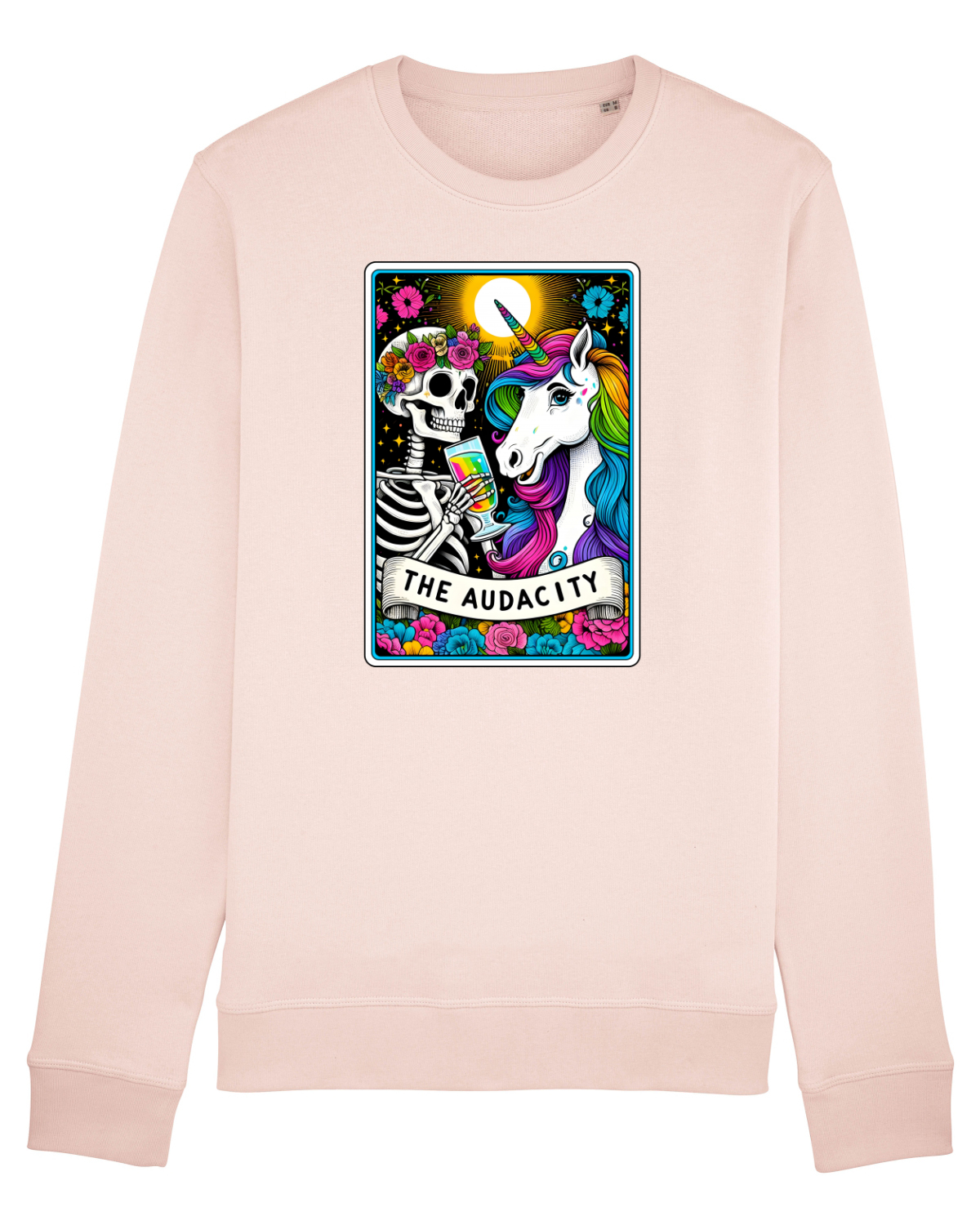 Bluză mânecă lungă Unisex Rise Candy Pink
