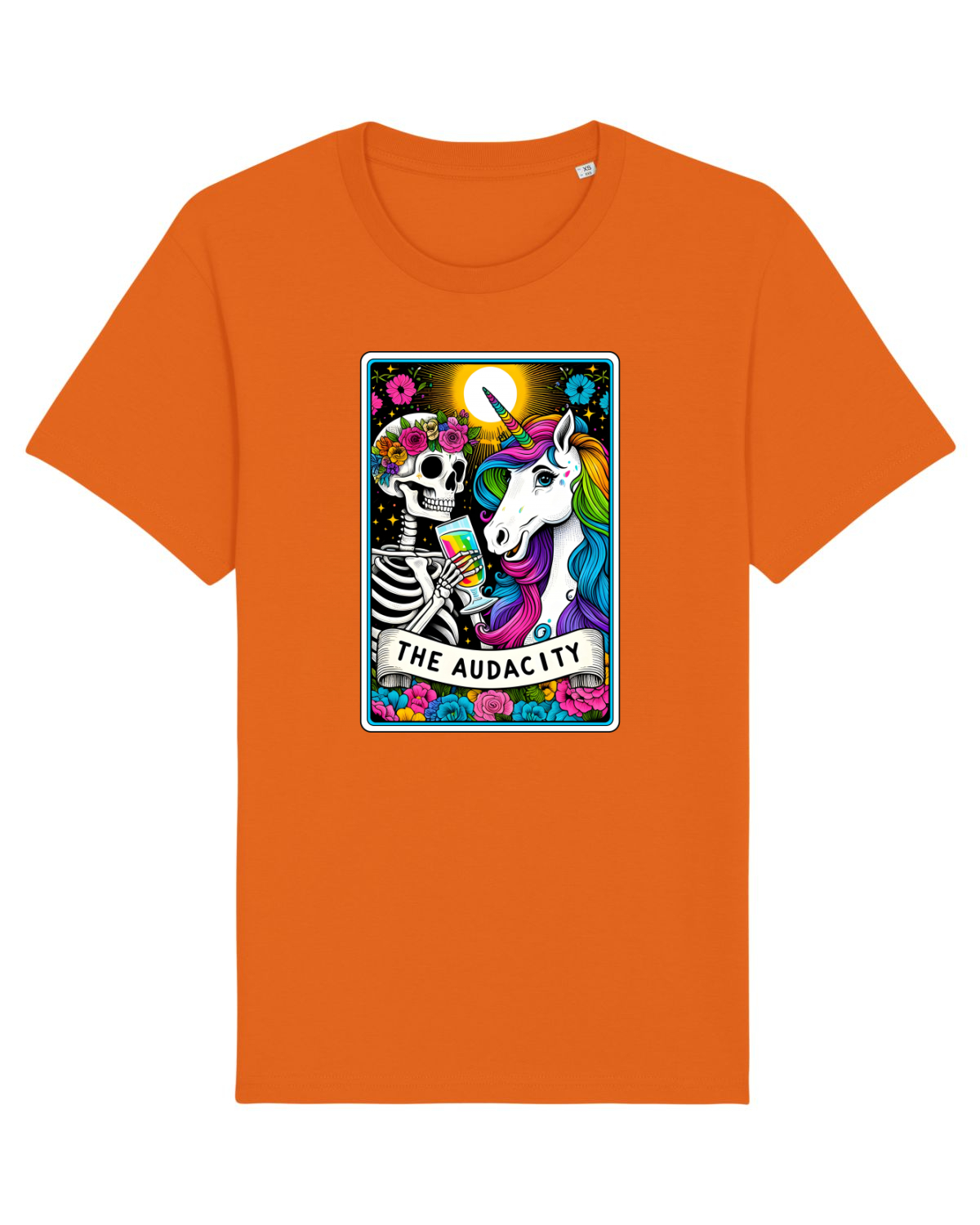 Tricou mânecă scurtă Unisex Rocker Bright Orange