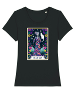 The Cat Lady Tricou mânecă scurtă guler larg fitted Damă Expresser