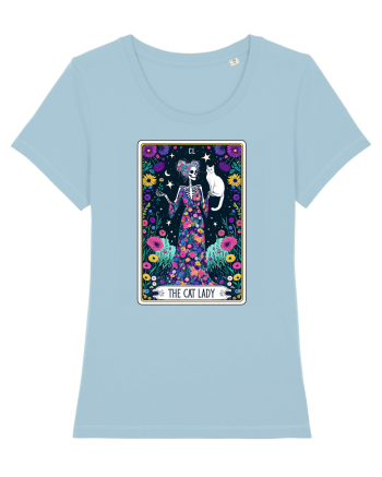 The Cat Lady Sky Blue