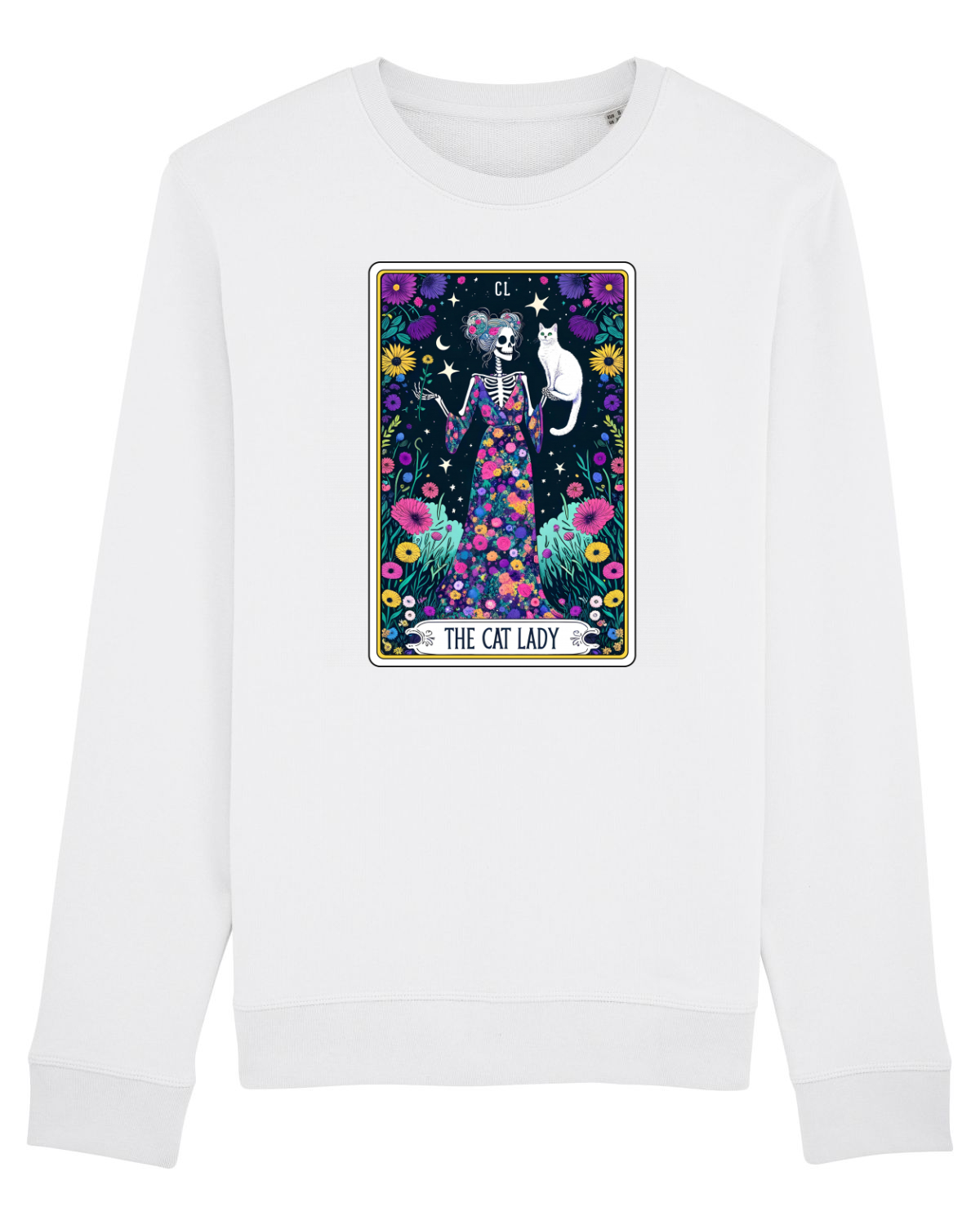 Bluză mânecă lungă Unisex Rise White