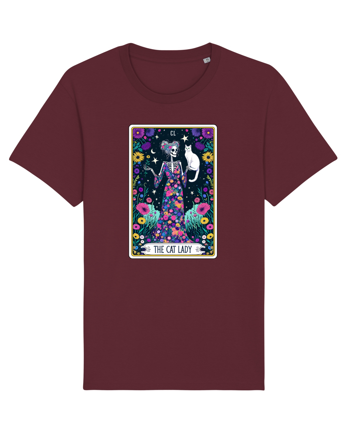 Tricou mânecă scurtă Unisex Rocker Burgundy
