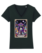 The Dog Mom Tricou mânecă scurtă guler V Damă Evoker