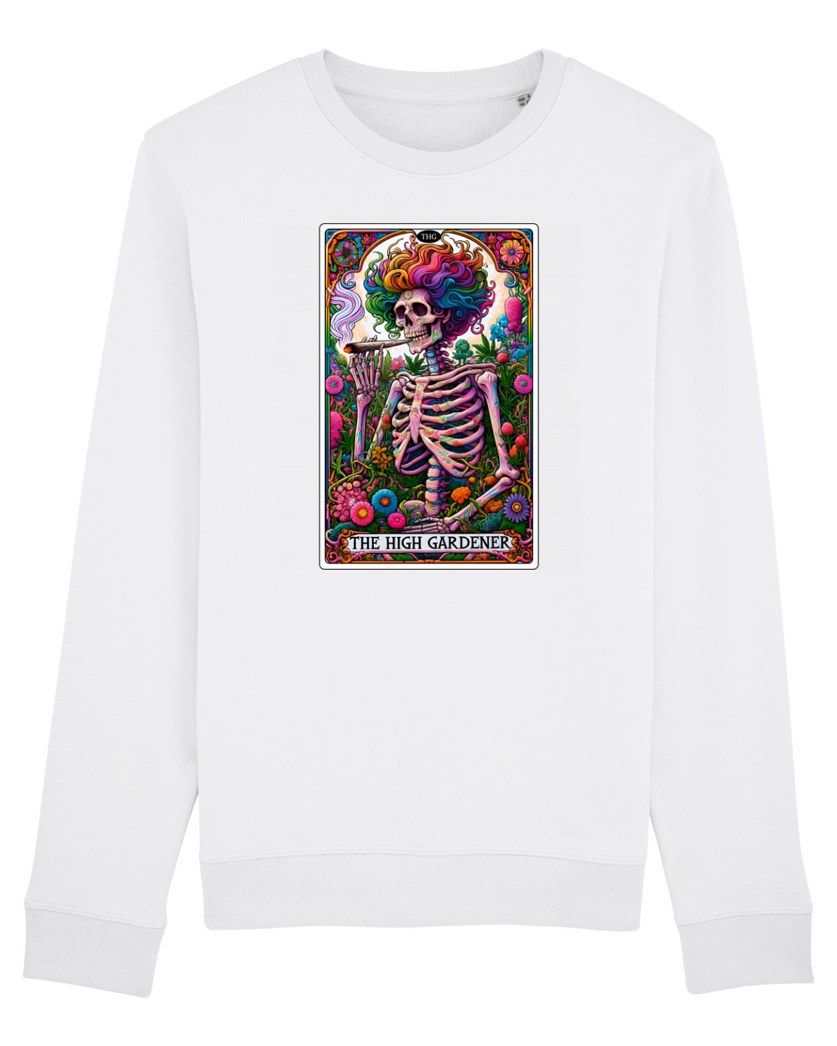 Bluză mânecă lungă Unisex Rise White