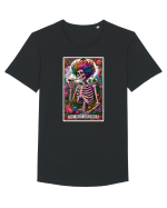 The High Gardener Male Tricou mânecă scurtă guler larg Bărbat Skater