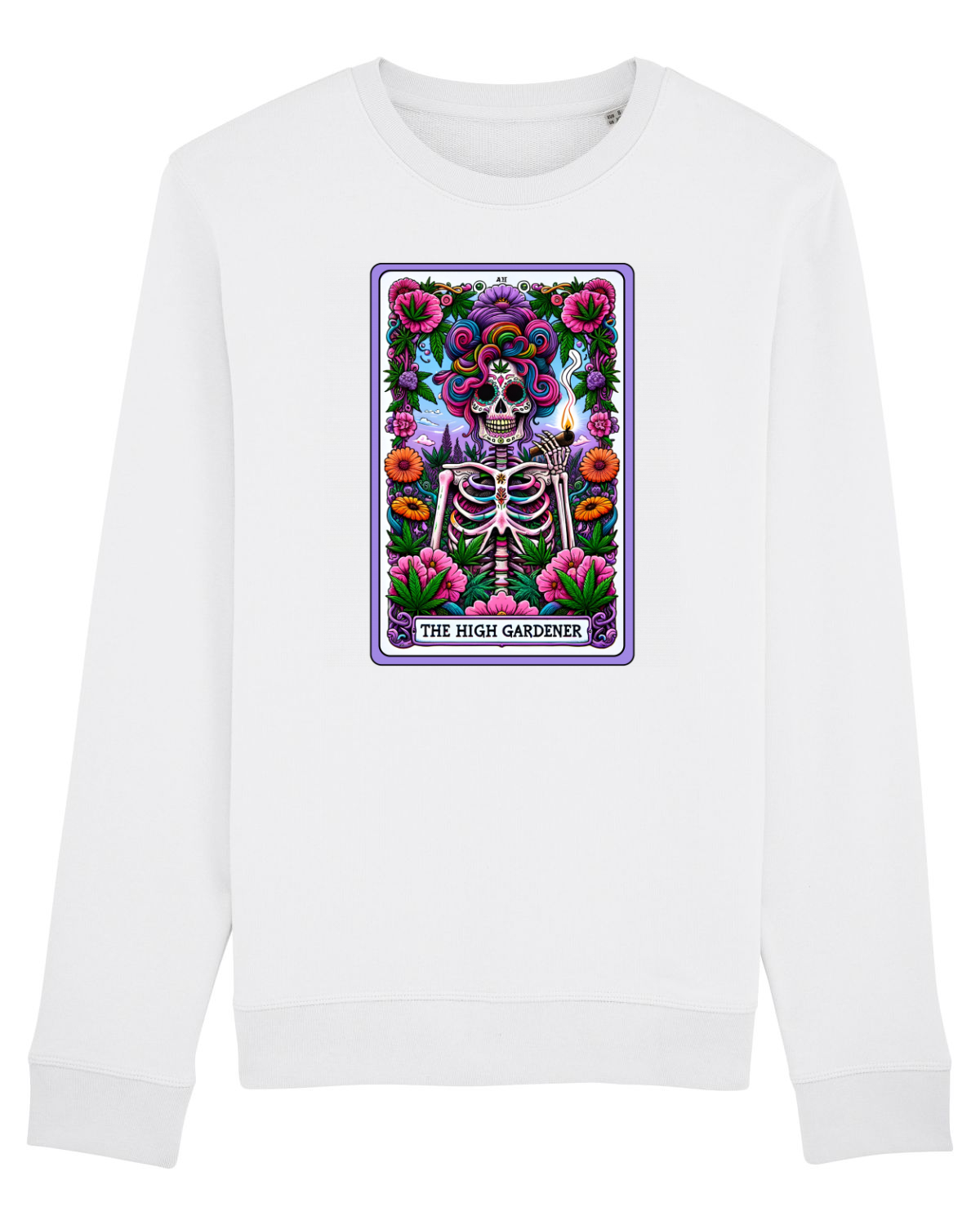 Bluză mânecă lungă Unisex Rise White