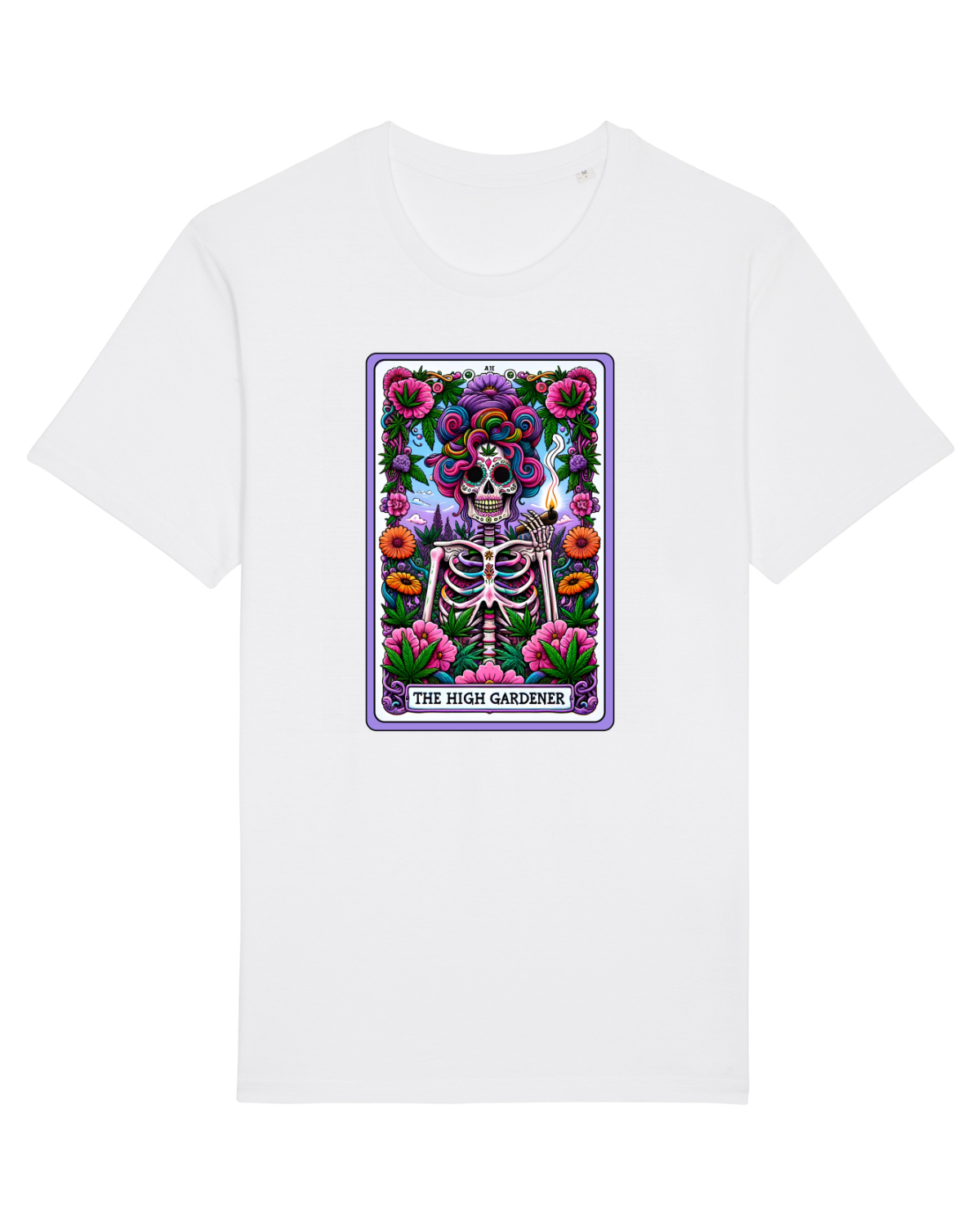 Tricou mânecă scurtă Unisex Rocker White