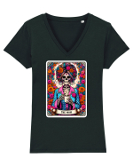 The Mom Coffee Tricou mânecă scurtă guler V Damă Evoker