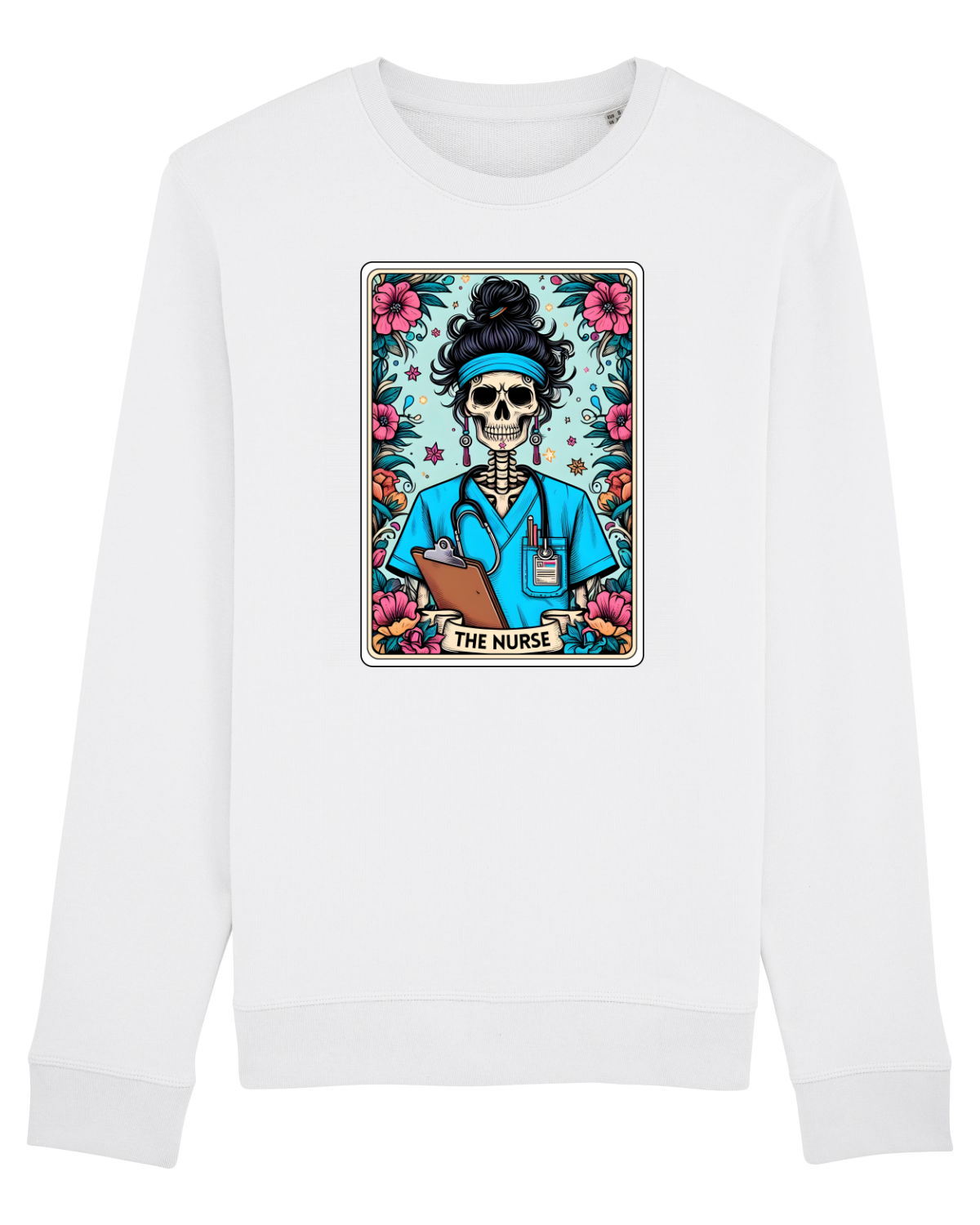 Bluză mânecă lungă Unisex Rise White