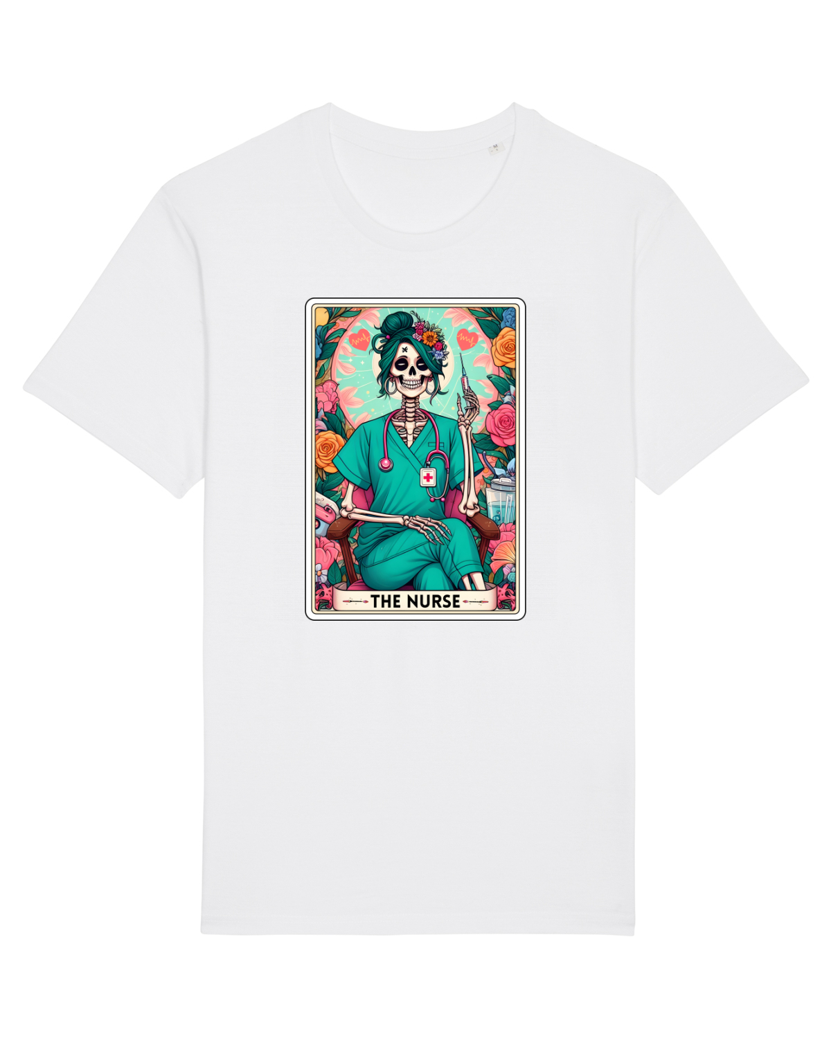 Tricou mânecă scurtă Unisex Rocker White