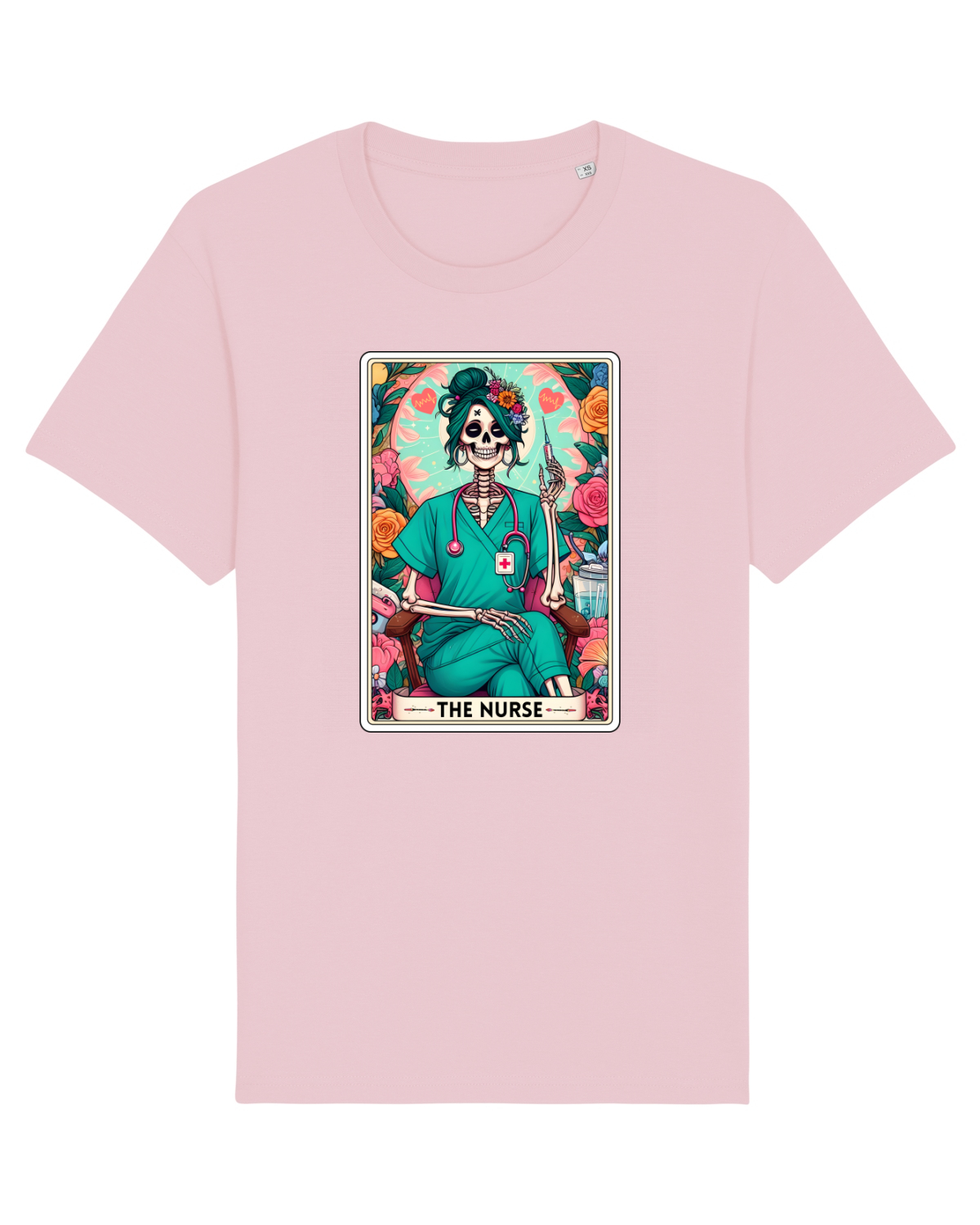 Tricou mânecă scurtă Unisex Rocker Cotton Pink