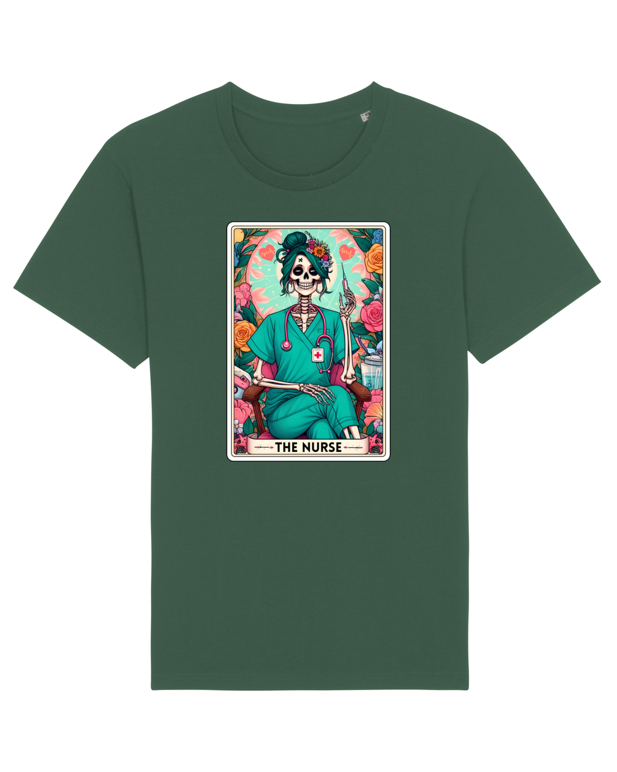 Tricou mânecă scurtă Unisex Rocker Bottle Green