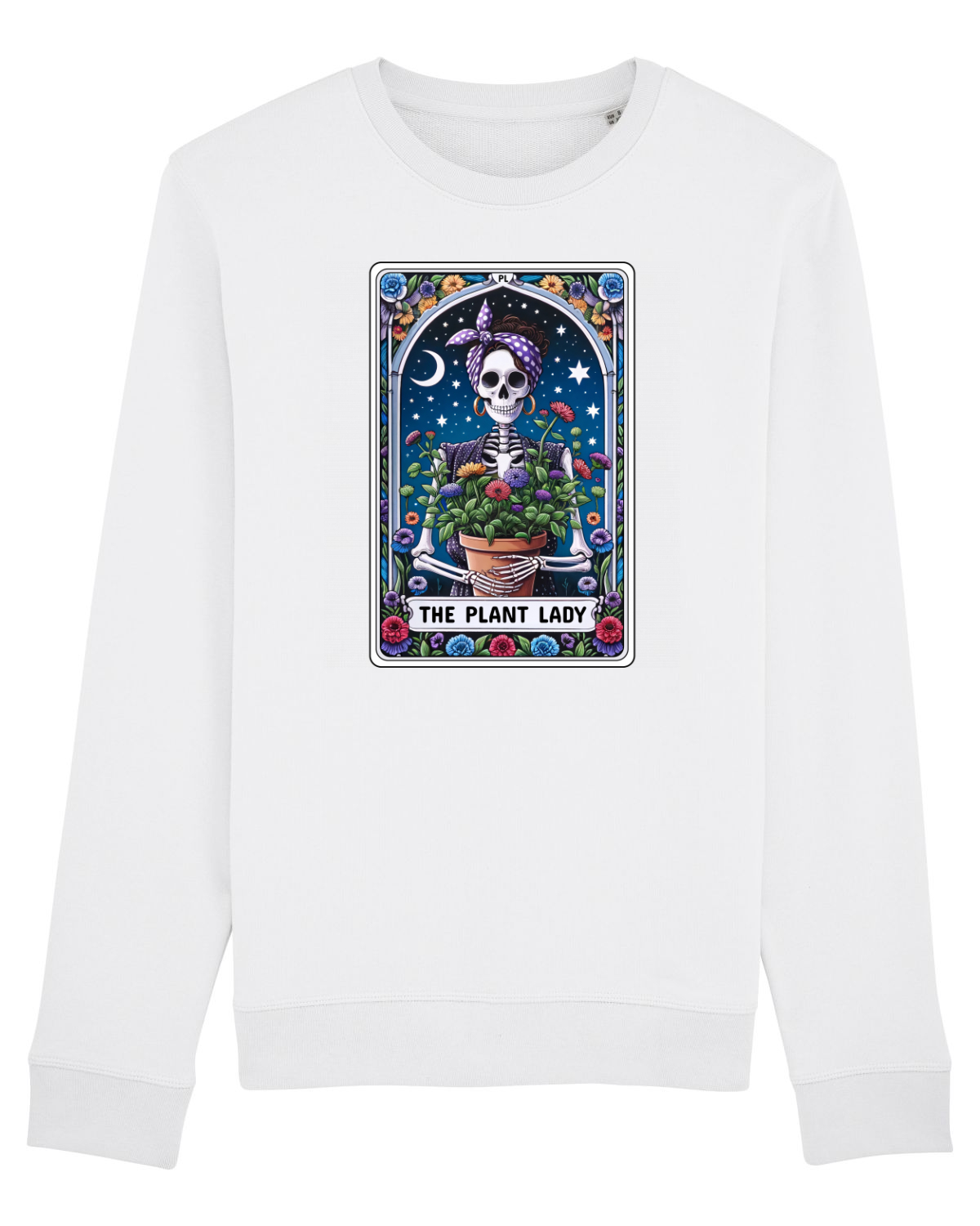 Bluză mânecă lungă Unisex Rise White