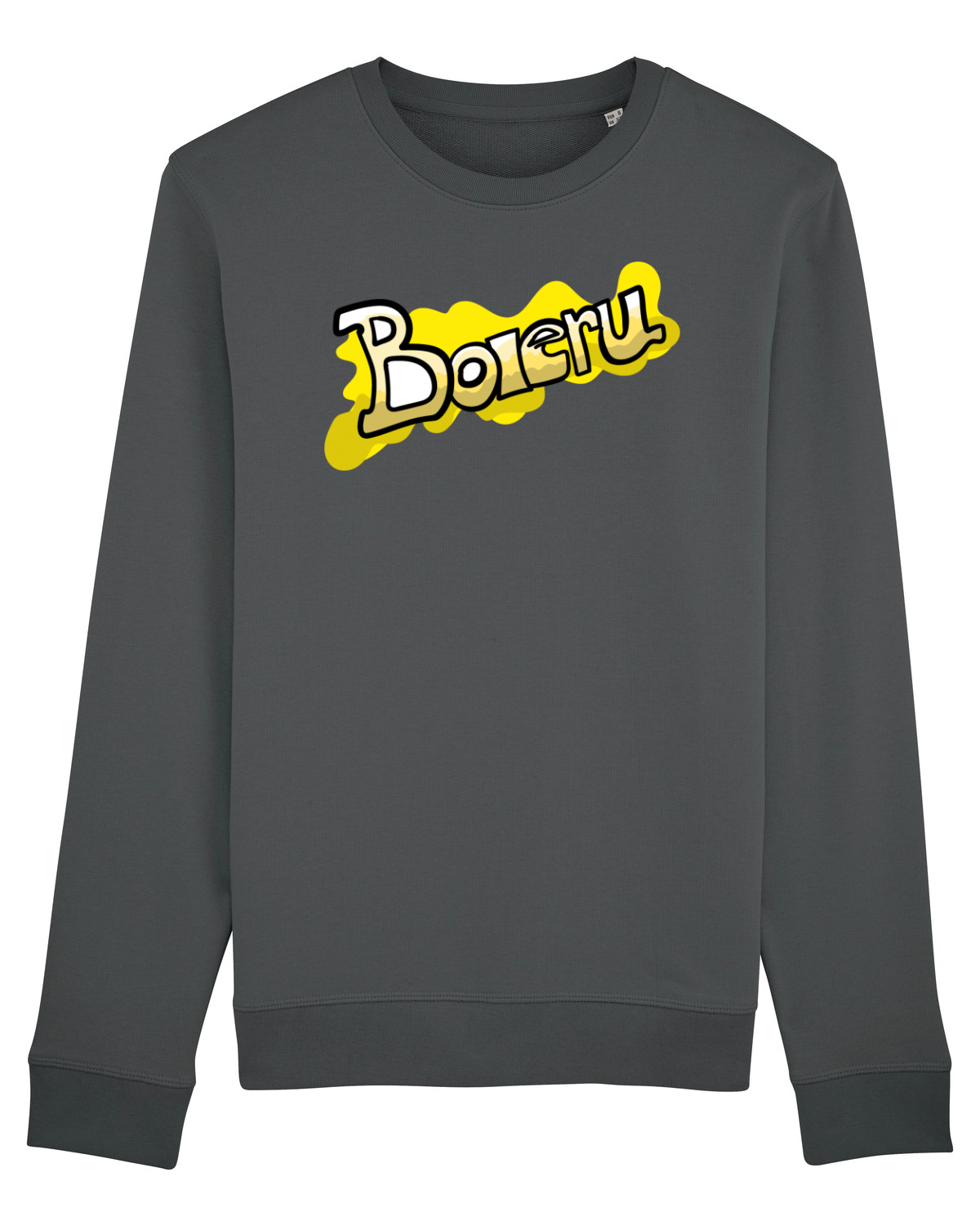 Bluză mânecă lungă Unisex Rise Anthracite