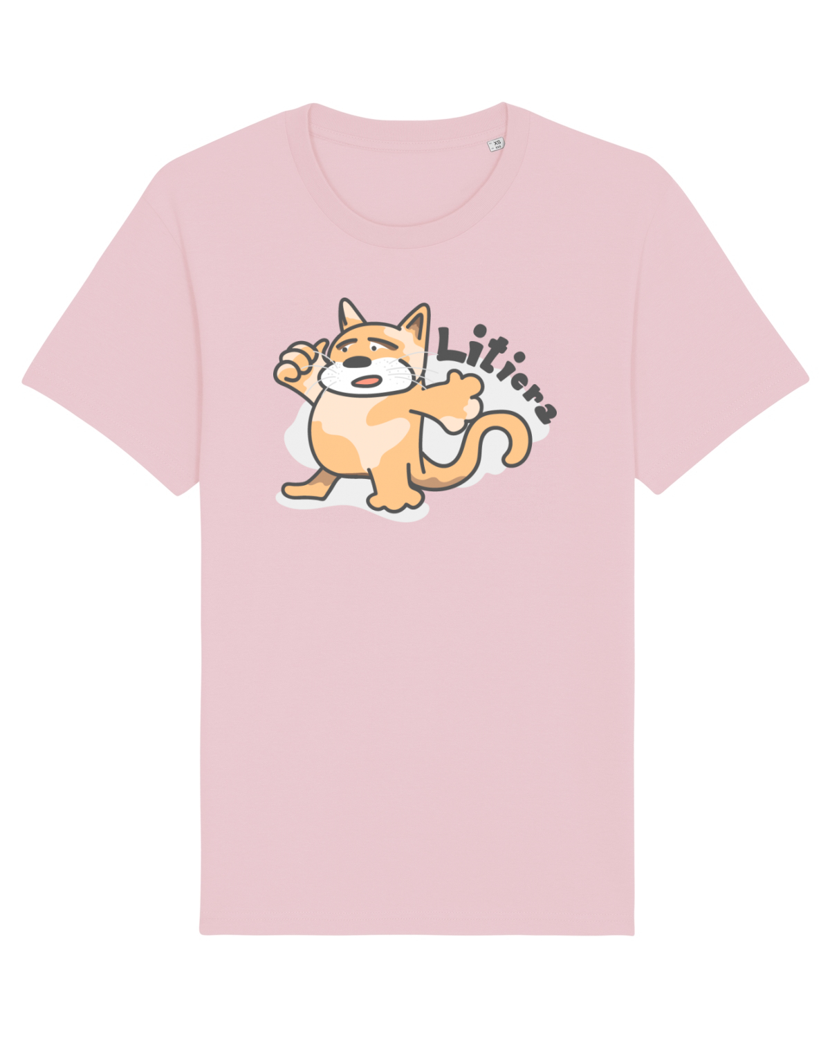 Tricou mânecă scurtă Unisex Rocker Cotton Pink