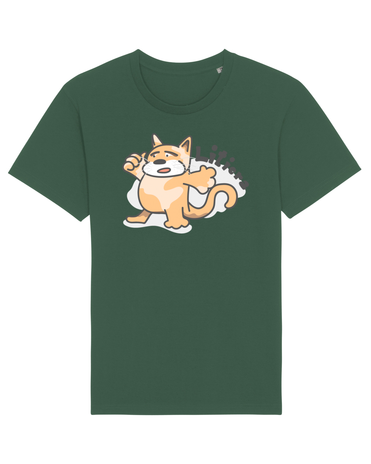 Tricou mânecă scurtă Unisex Rocker Bottle Green