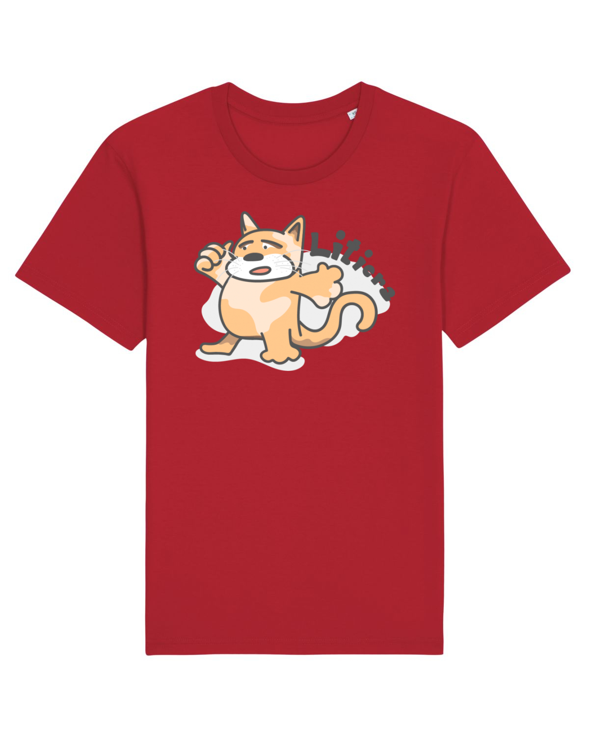 Tricou mânecă scurtă Unisex Rocker Red