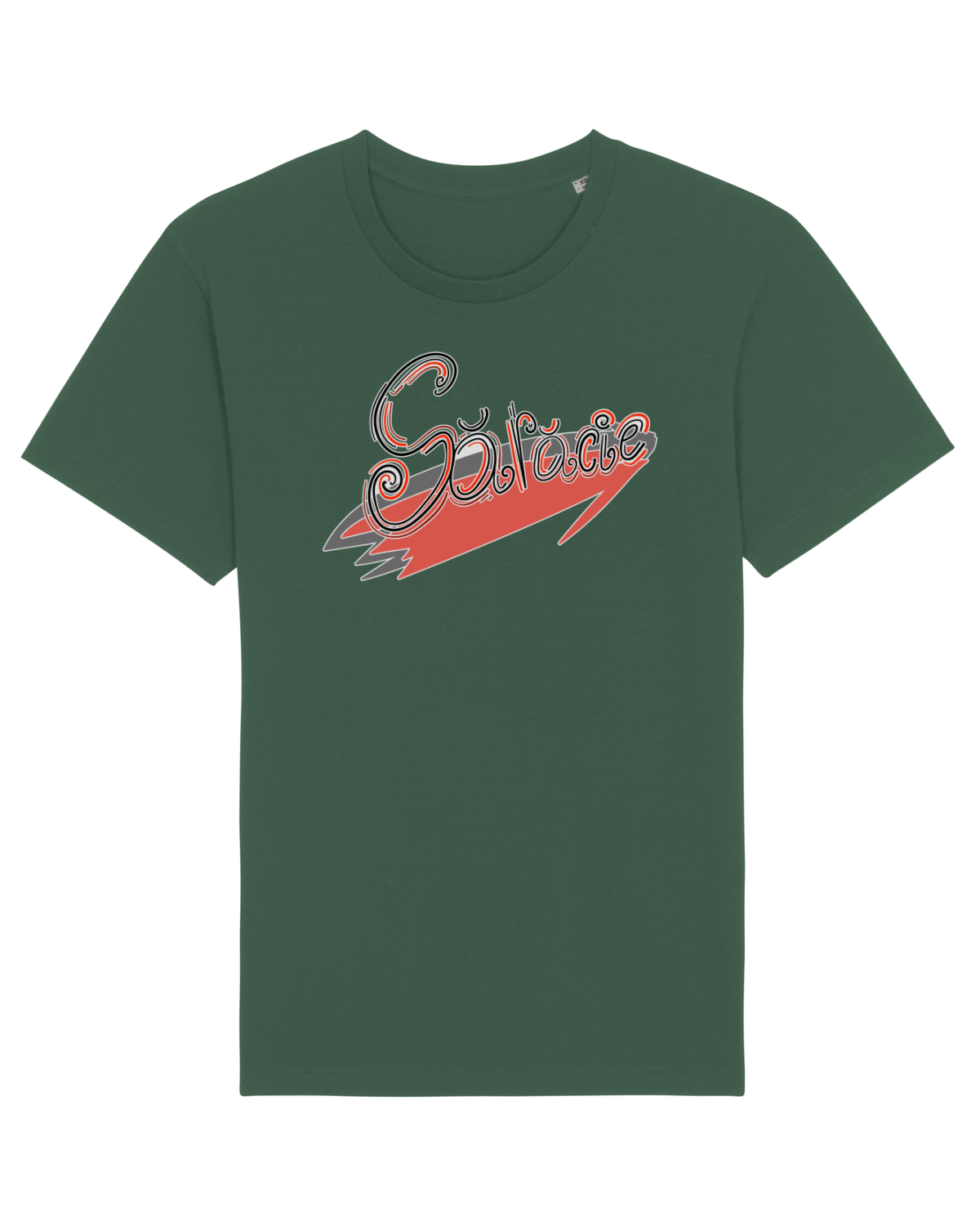 Tricou mânecă scurtă Unisex Rocker Bottle Green