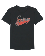 Saracie Tricou mânecă scurtă guler larg Bărbat Skater