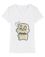 Coliva Tricou mânecă scurtă guler V Damă Evoker