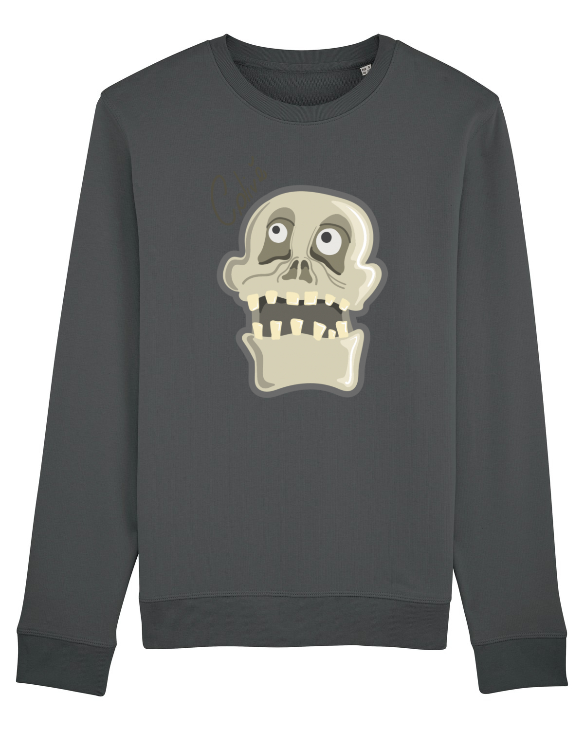 Bluză mânecă lungă Unisex Rise Anthracite