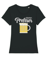 Domn profesor Tricou mânecă scurtă guler larg fitted Damă Expresser