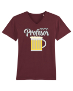 Domn profesor Tricou mânecă scurtă guler V Bărbat Presenter